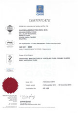 Guocera Certificate